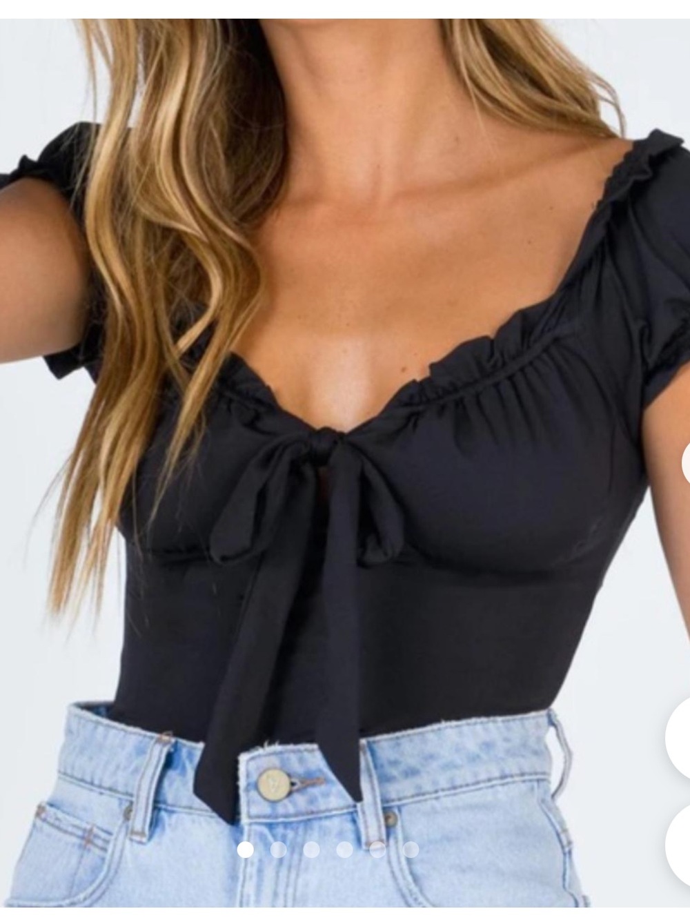 Princess Polly Black Bodysuit